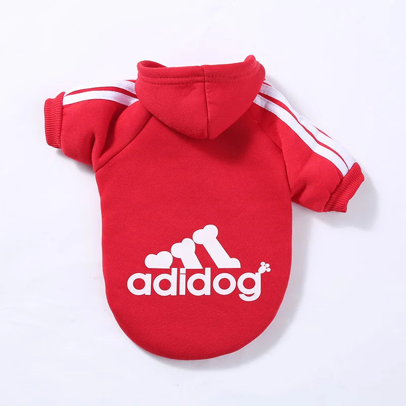 Adidog Dog Hoodie – Cotton Hooded Sweatshirt for Small to Large Dogs (XS–5XL)