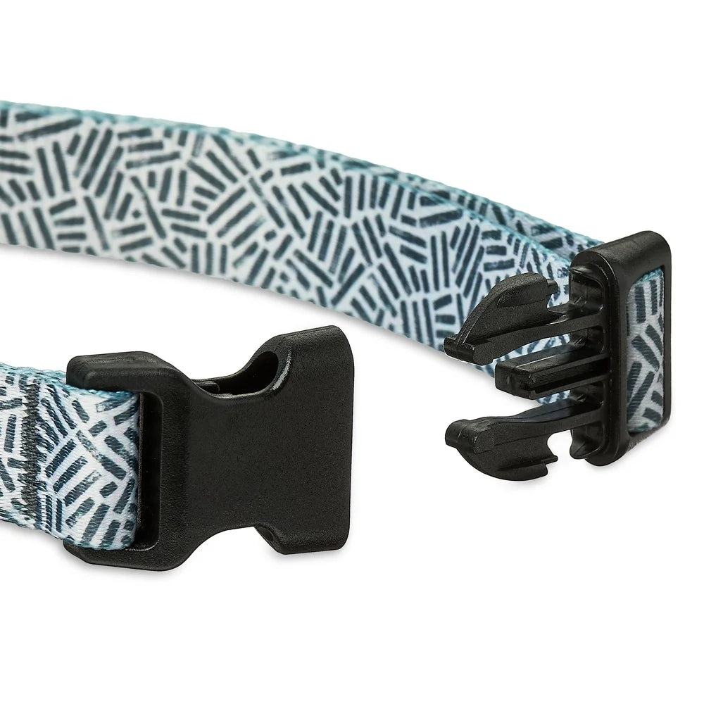 Adjustable Cushioned Dog Collar for Large Breeds – Durable Polyester with D-Ring & Secure Prong Buckle