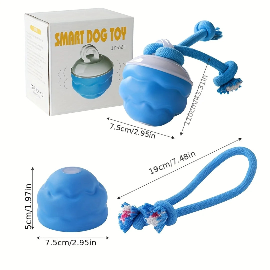 Smart Interactive Rolling Ball for Dogs – Durable Electric Chew-Proof Toy with Self-Entertainment & Teeth Grinding