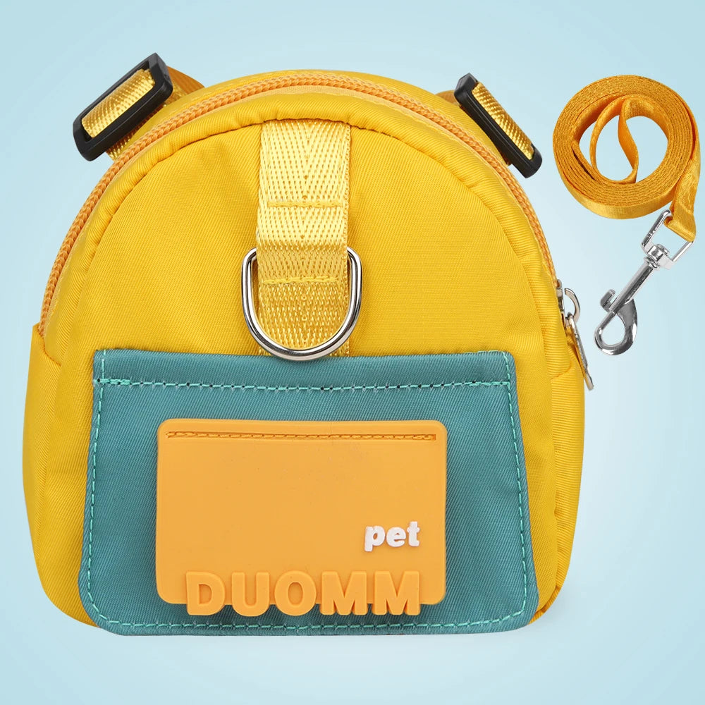Dog Leash Backpack – Outdoor Travel Self-Leash Bag for Dogs