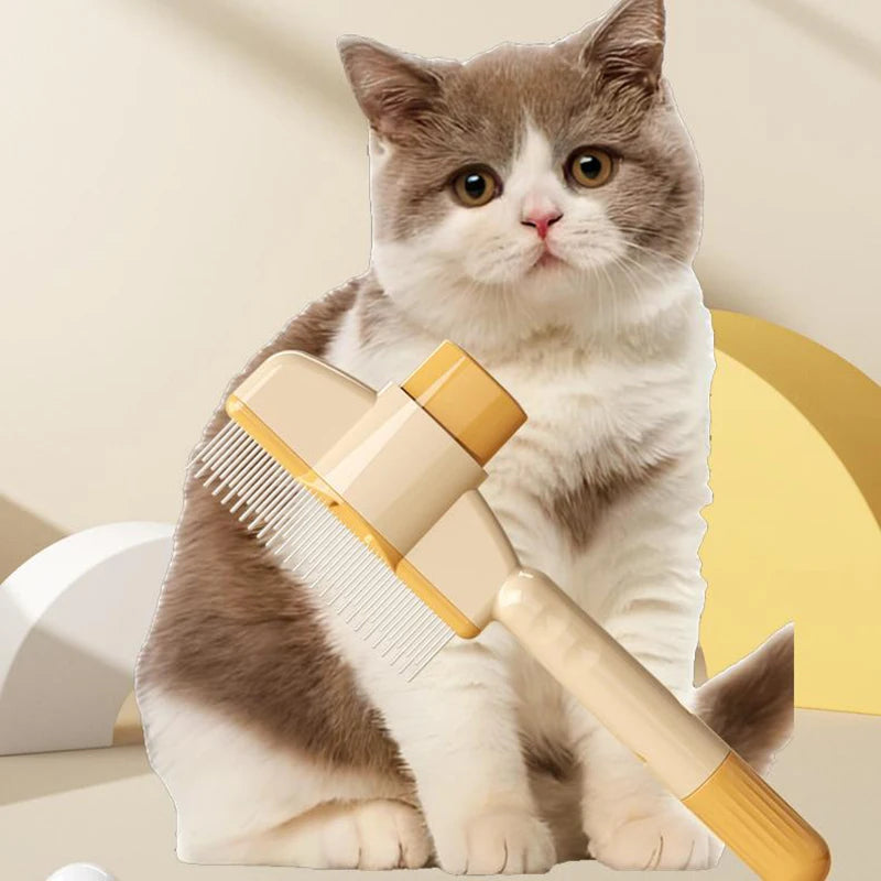 Professional Flea Comb for Cats & Dogs – Grooming Tool for Floating Hair & Pest Removal | Pet Hair Cleaning & Grooming Brush