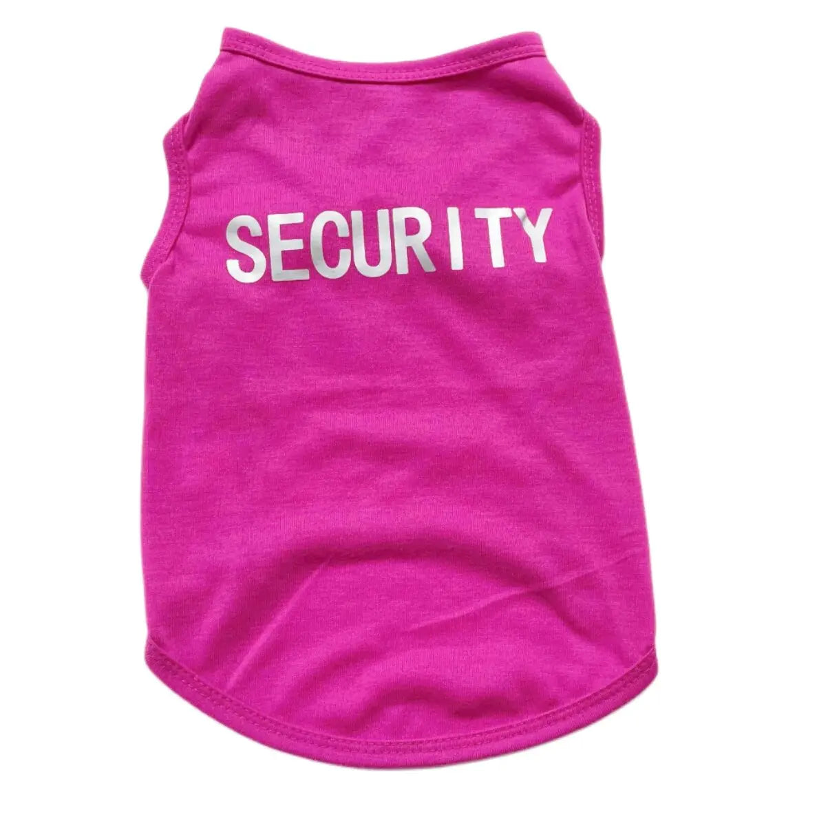 Security Dog Vest – Summer Pet T-Shirt for Small Dogs and Cats
