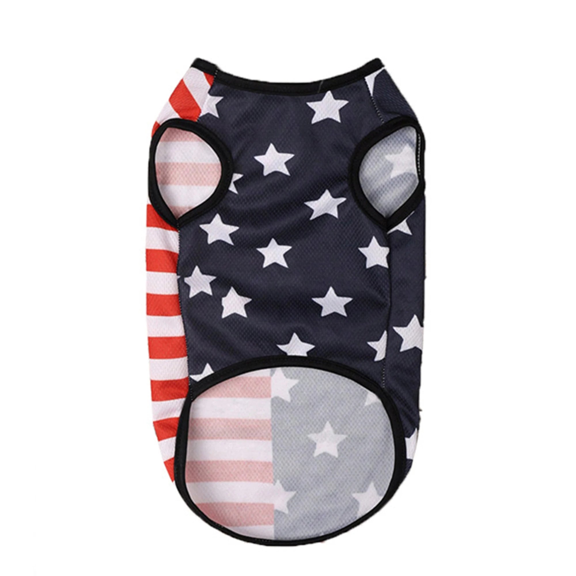 American Flag Pet T-Shirt ā Patriotic Tee for Dogs & Cats, All Sizes