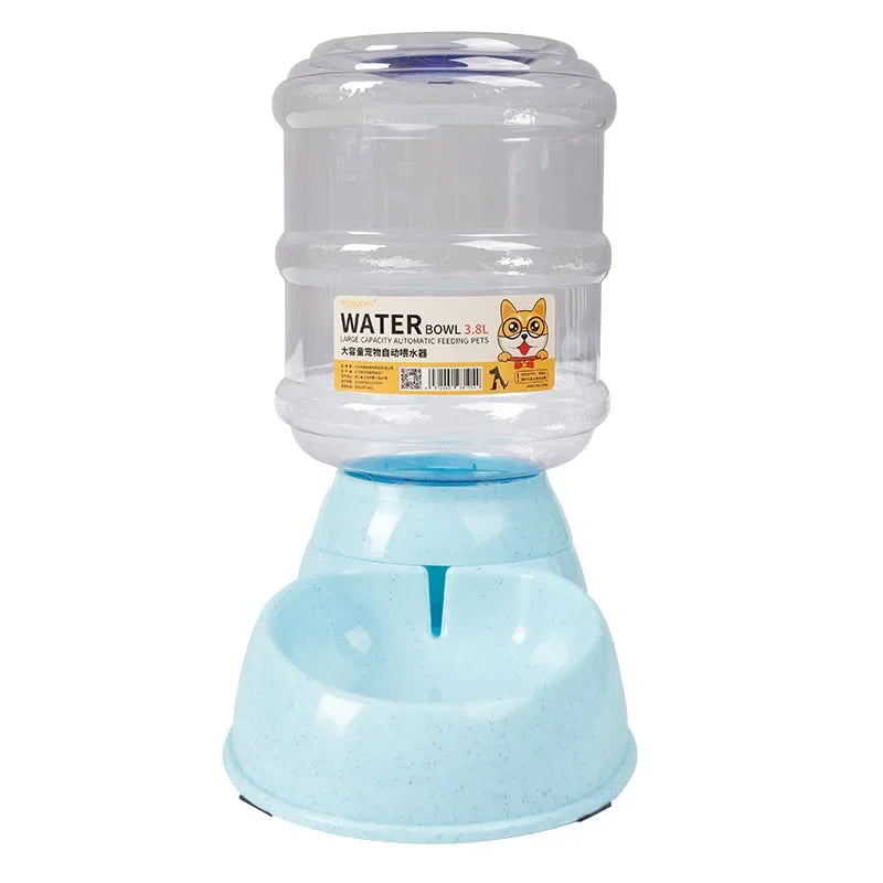 Automatic Dog & Cat Feeder with Water Bottle – 2-in-1 Pet Feeding & Drinking Station