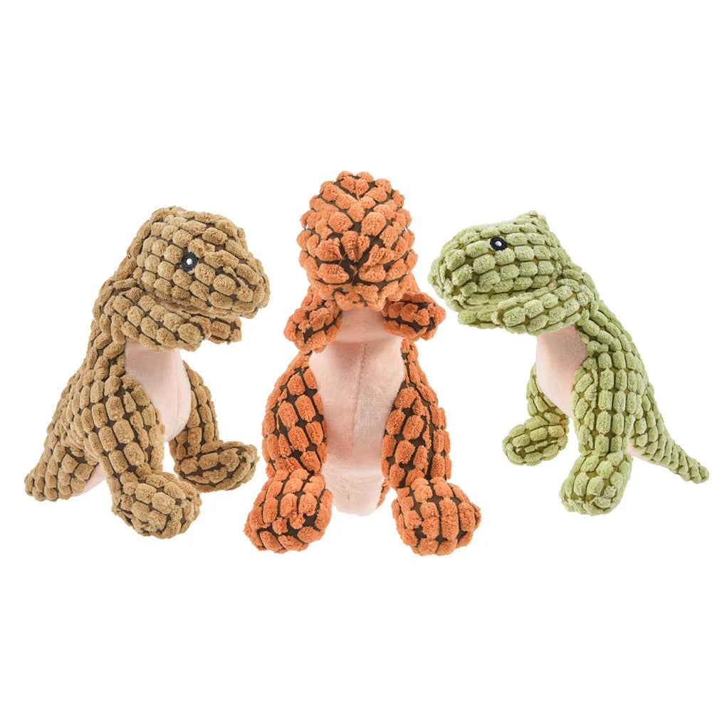 Plush Dinosaur Toy for Cats & Small Dogs – Interactive Chew Toy for Gentle Play & Comfort