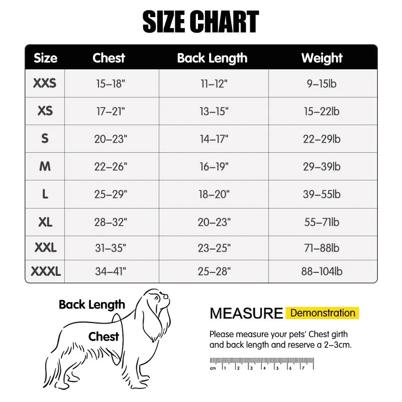 Pet Recovery Suit – Post-Surgery Shirt for Dogs & Cats