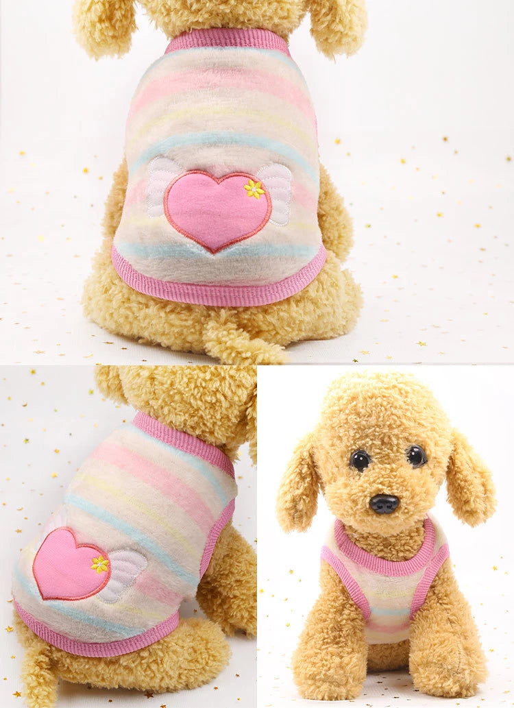 Soft Fleece Winter Dog Coat – Warm Jacket for Small & Medium Dogs and Cats