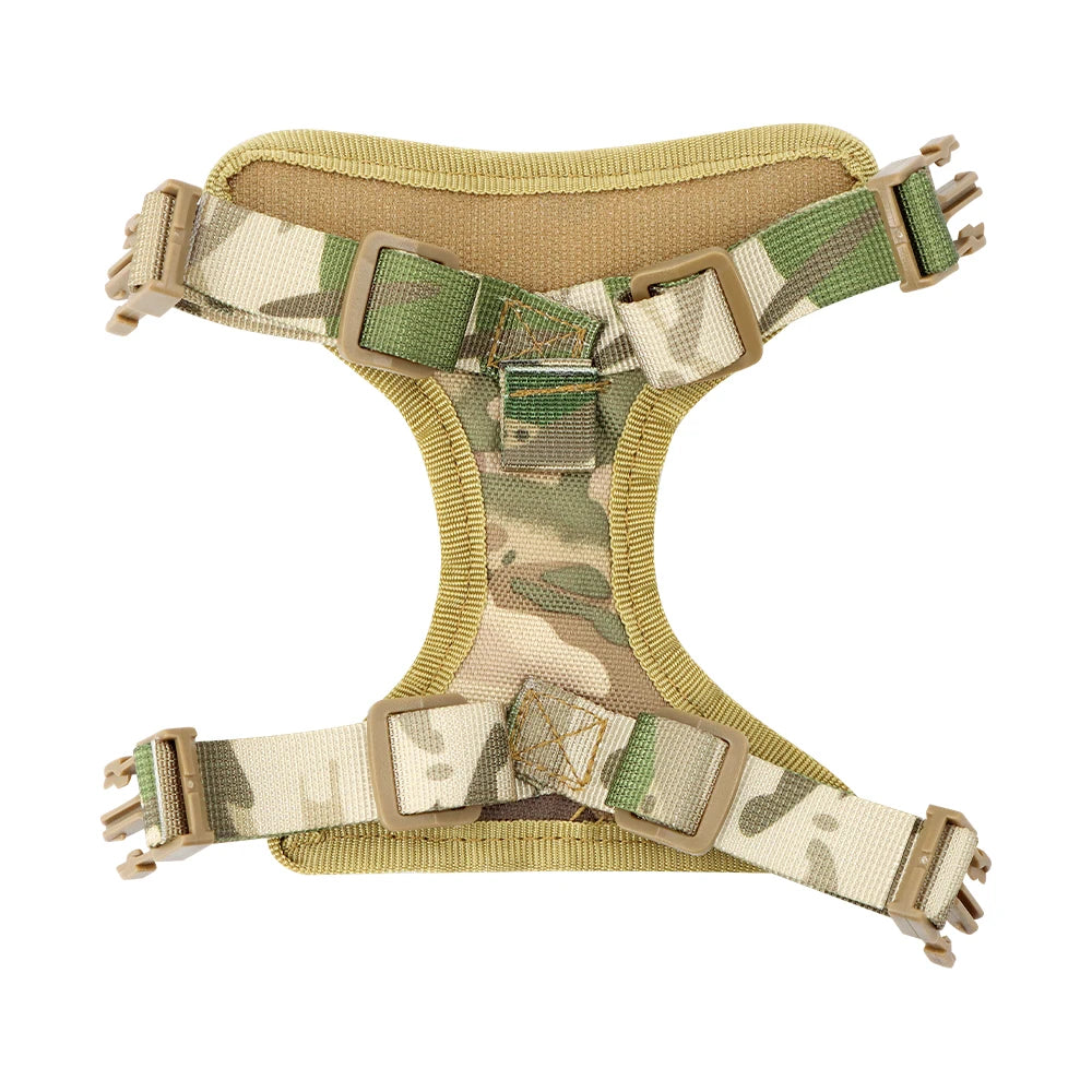 Tactical Cat Harness and Leash Set – Adjustable Vest with 9 Patches for Small Dogs and Cats