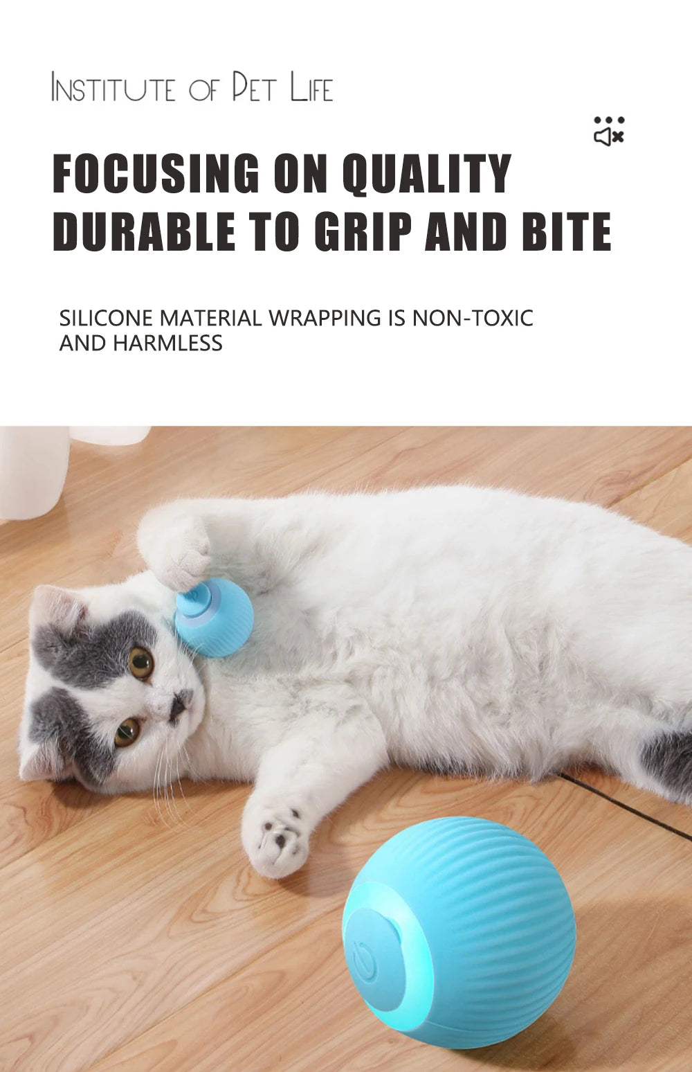 Smart Electronic Interactive Pet Toy Ball – USB Rechargeable Moving, Jumping & Bouncing Ball for Dogs & Cats