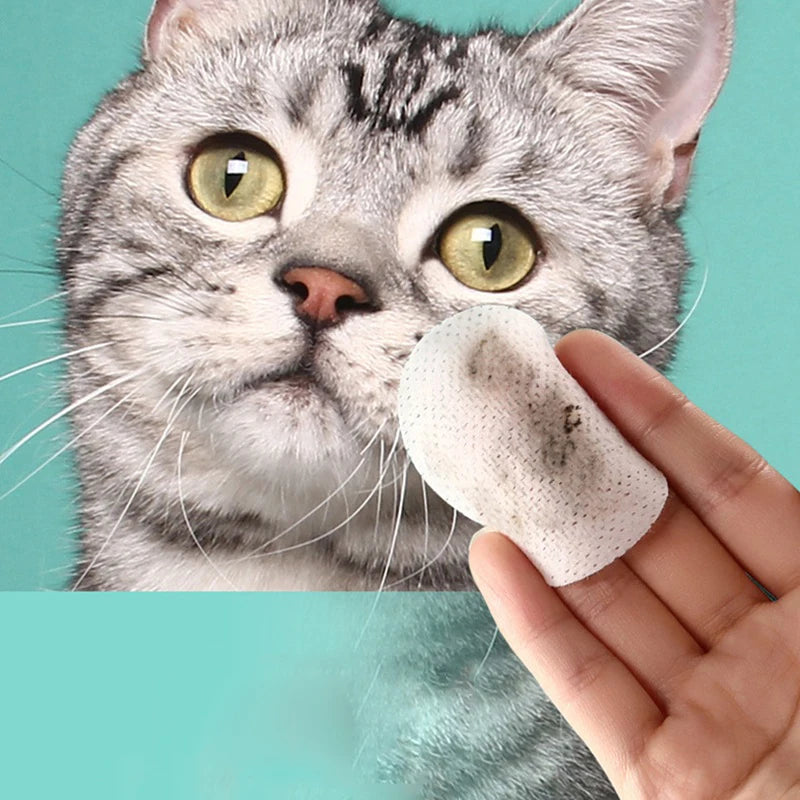 Pet Eye Wipes for Cats & Dogs – 130 Count | Tear Stain Remover Wet Wipes, Gentle No-Irritation Cleaning Formula