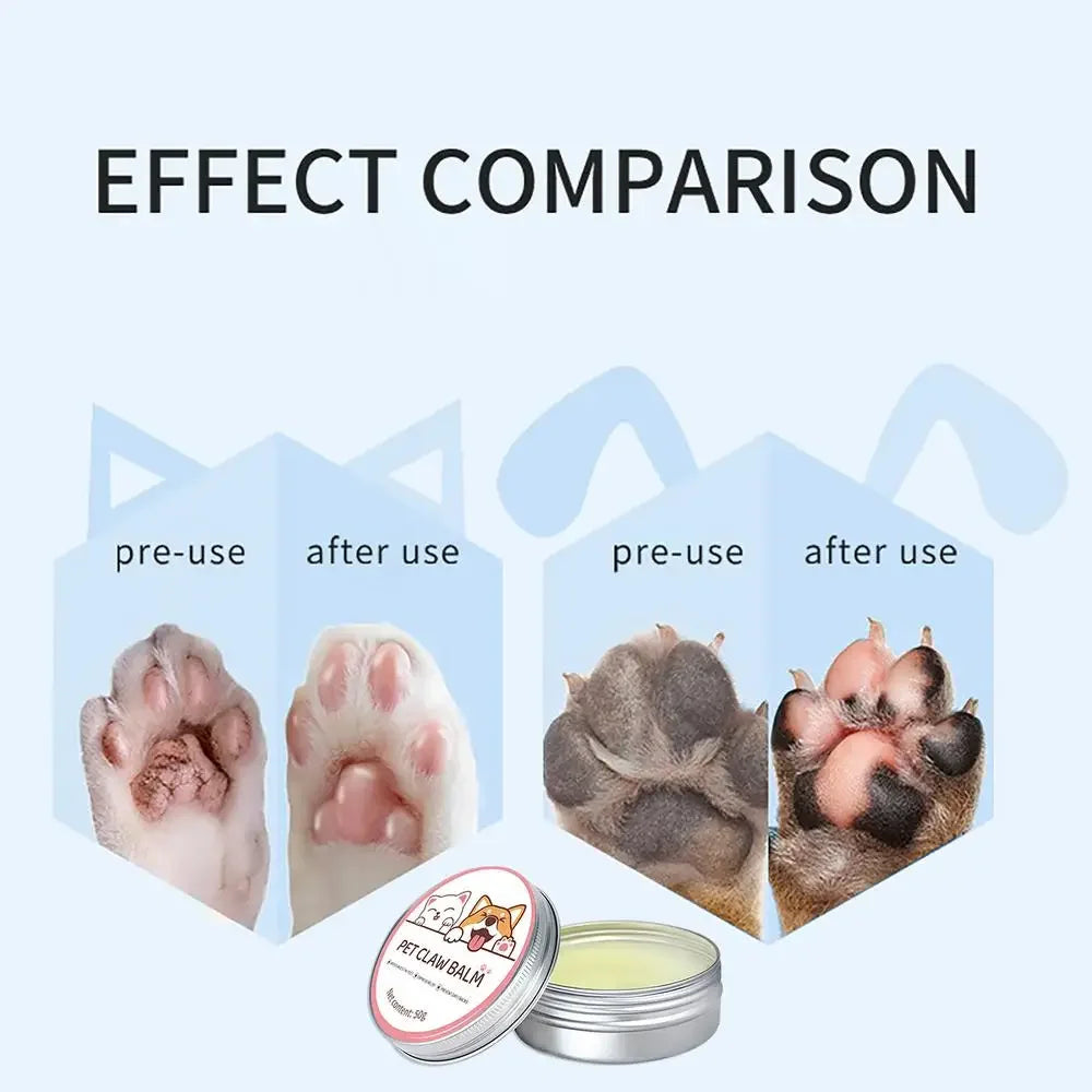 Paw Balm for Cats & Dogs – 50g Protective Cream for Paws & Nose | Moisturizer for Cracked Feet, Dry Skin & Pet Care Relief