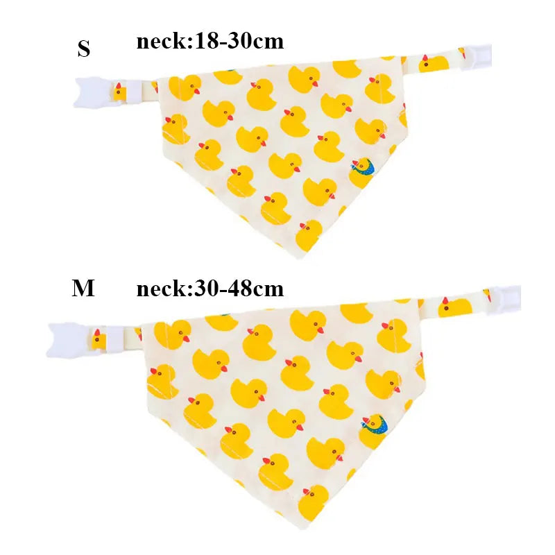 Adjustable Cotton Plaid Dog Bandana – Washable Pet Scarf with Bowtie Collar for Large Dogs & Cats