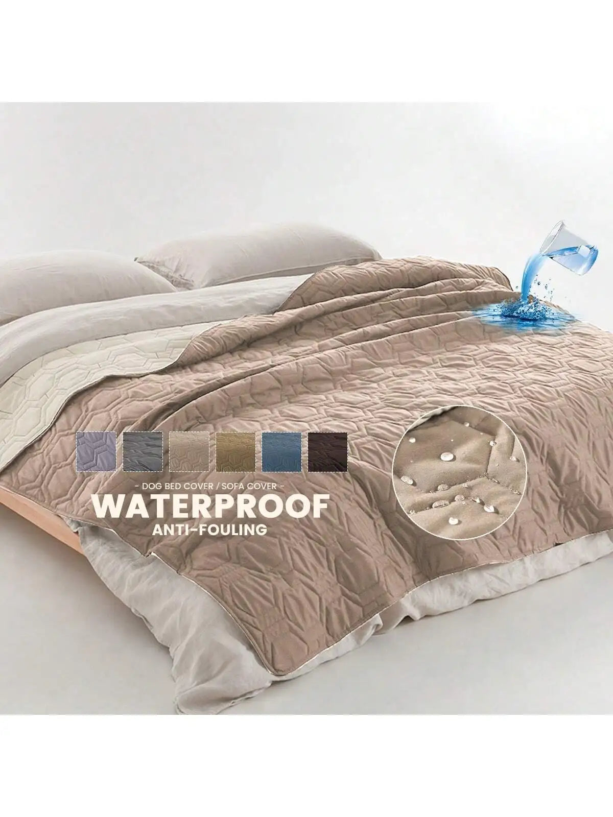 1PC Dog Bed Cover & Pet Blanket β Waterproof Sofa Mat & Car Protector for Dogs and Cats