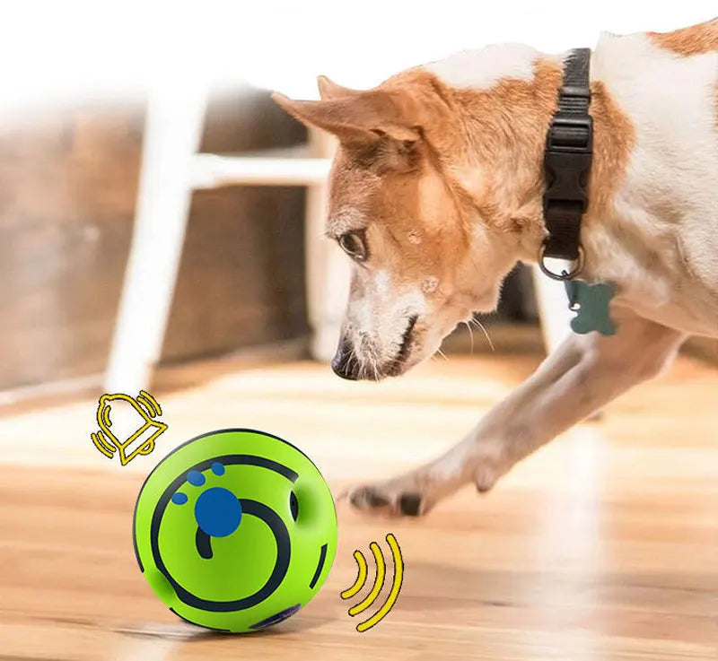 Wobble Wag Giggle Ball – Interactive Dog Toy with Fun Giggle Sounds