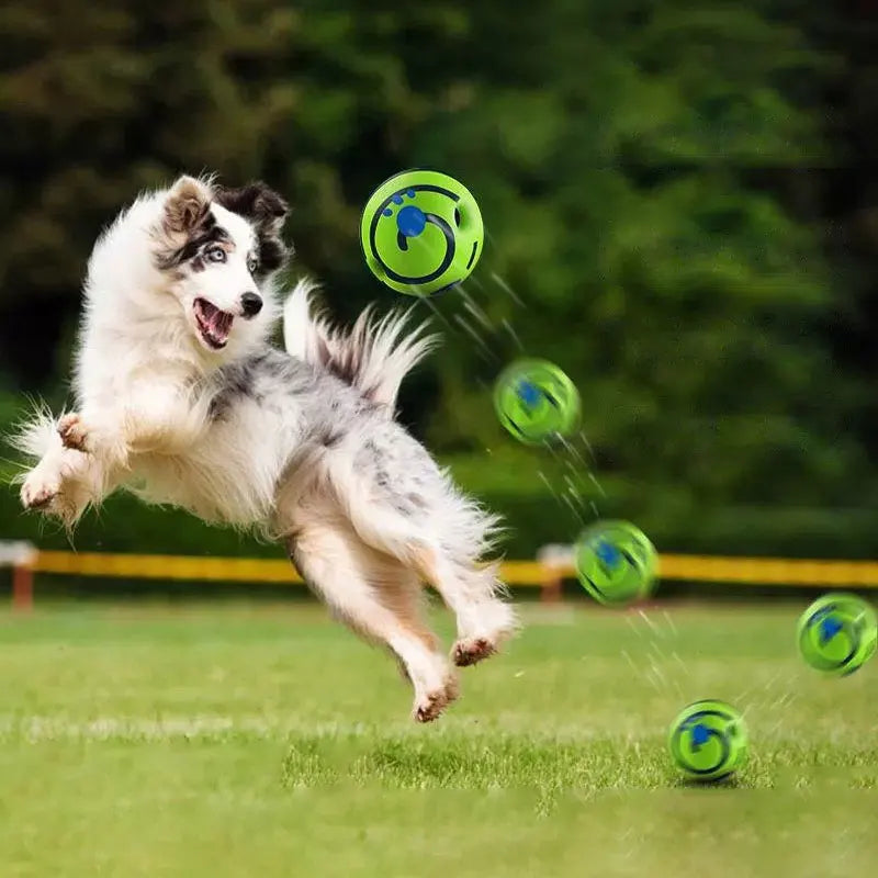 Wobble Wag Giggle Ball – Interactive Dog Toy with Fun Giggle Sounds for All Breeds (As Seen On TV)