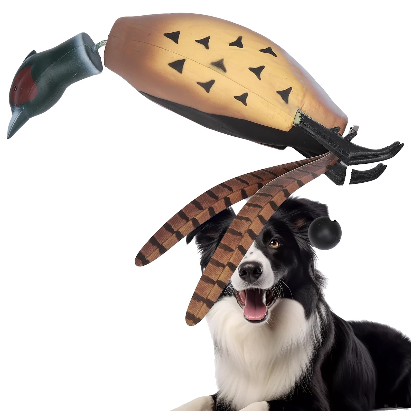 Pheasant Dummy Bumper Toy – Hunting Dog Training Aid for Retrievers & Gundogs | Duck Recognition & Retrieval Practice