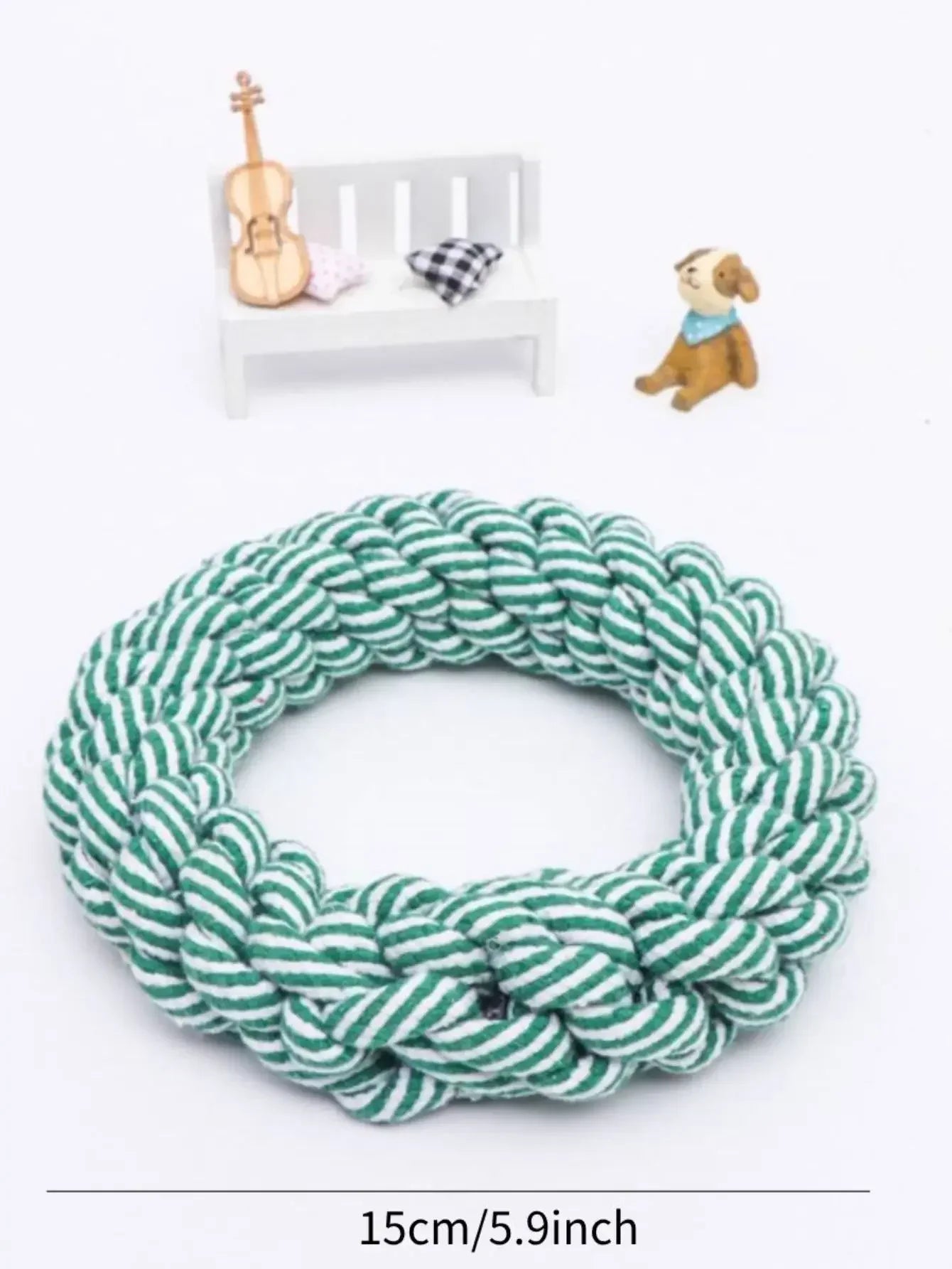 Durable Dog Rope Chew Toy – Bite Resistant Tug Toy for Medium & Large Dogs – Ideal for Golden Retrievers, Pitbulls, Labradors