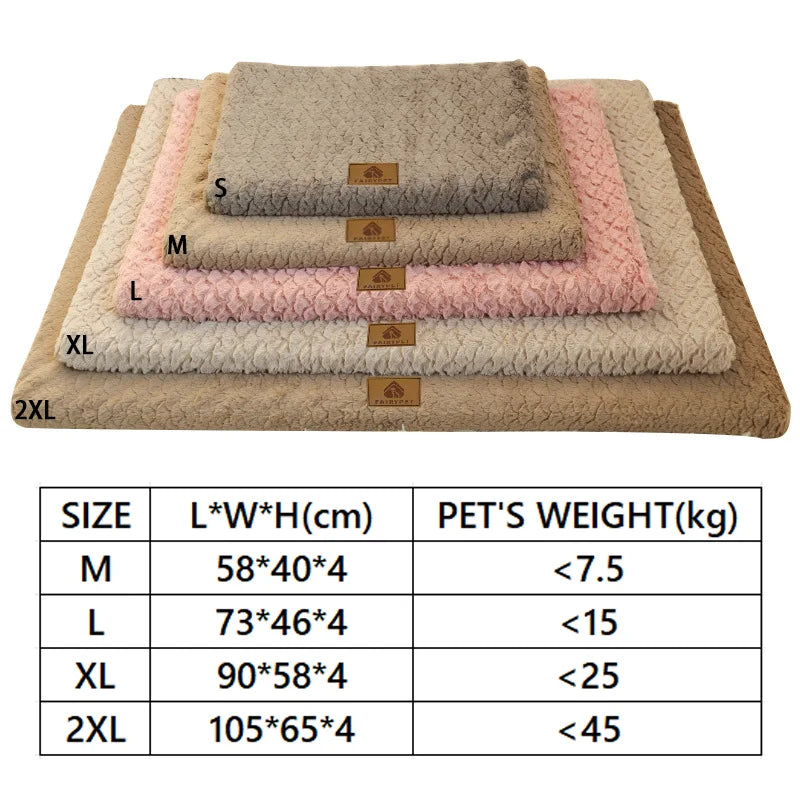 Orthopedic 3D Foam Dog Bed – Faux Fur Cover, Waterproof & Washable