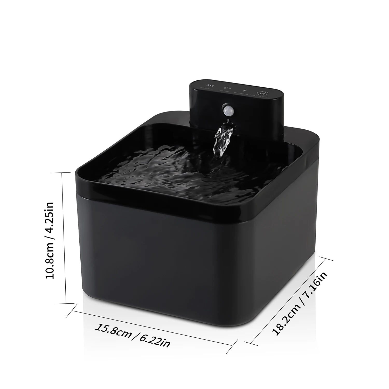2.2L Wireless Cat Water Fountain – Battery Operated with Motion Sensor | Quiet Pet Drinking Dispenser for Cats & Small Dogs