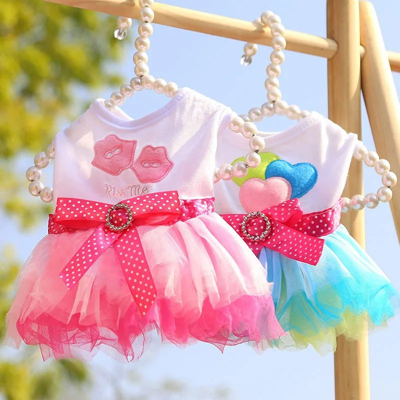 Princess Dog Dress – Lace Tutu Outfit for Small Dogs, Chihuahua & Puppy Apparel