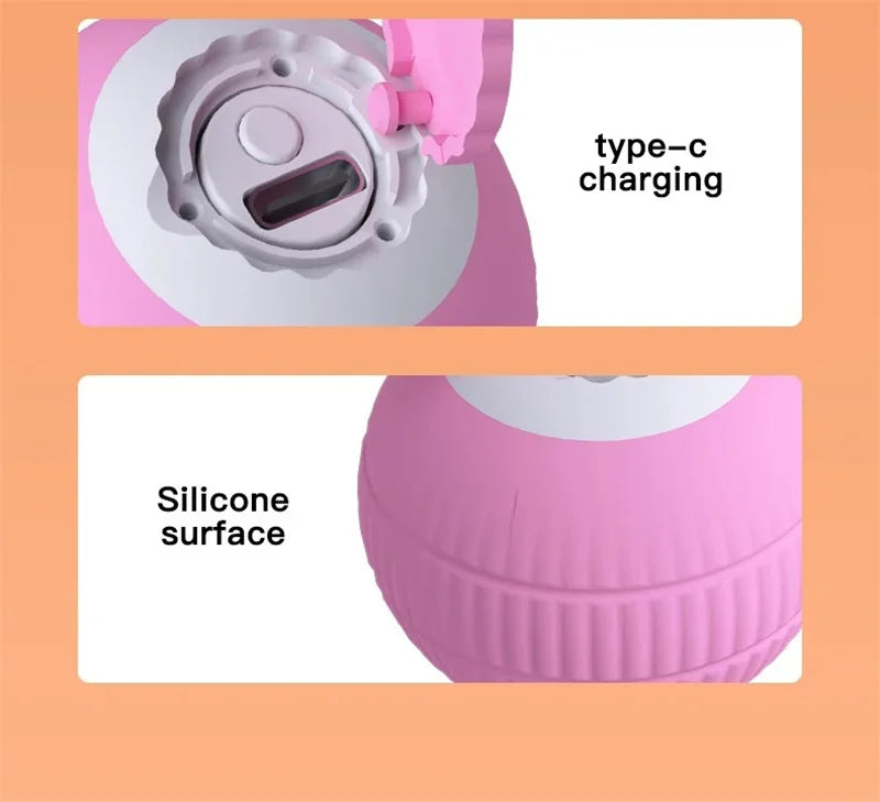 Automatic Rolling Cat Toy Ball – Self-Moving Electric Ball for Kitten Training & Play