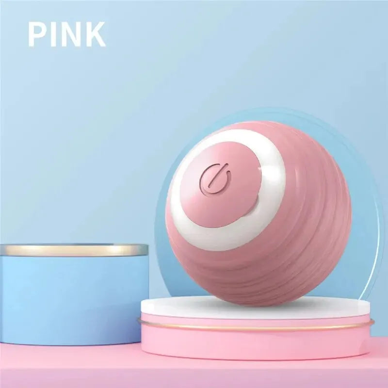 Automatic Rolling Cat Ball – Self-Moving Electric Toy for Kitten Play and Training