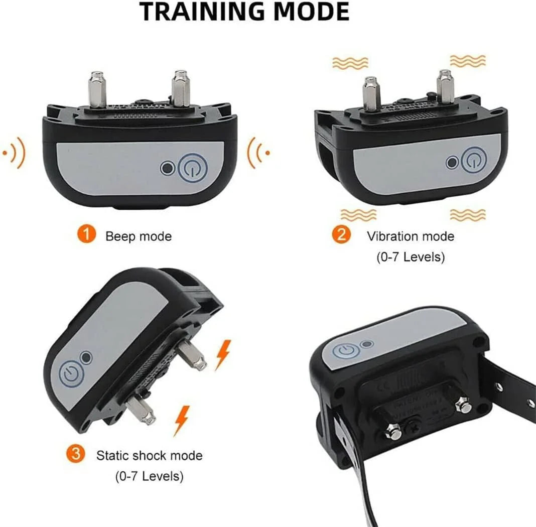 Wireless Dog Fence System with Shock Collars โ Adjustable Range Pet Containment for Up to 3 Dogs