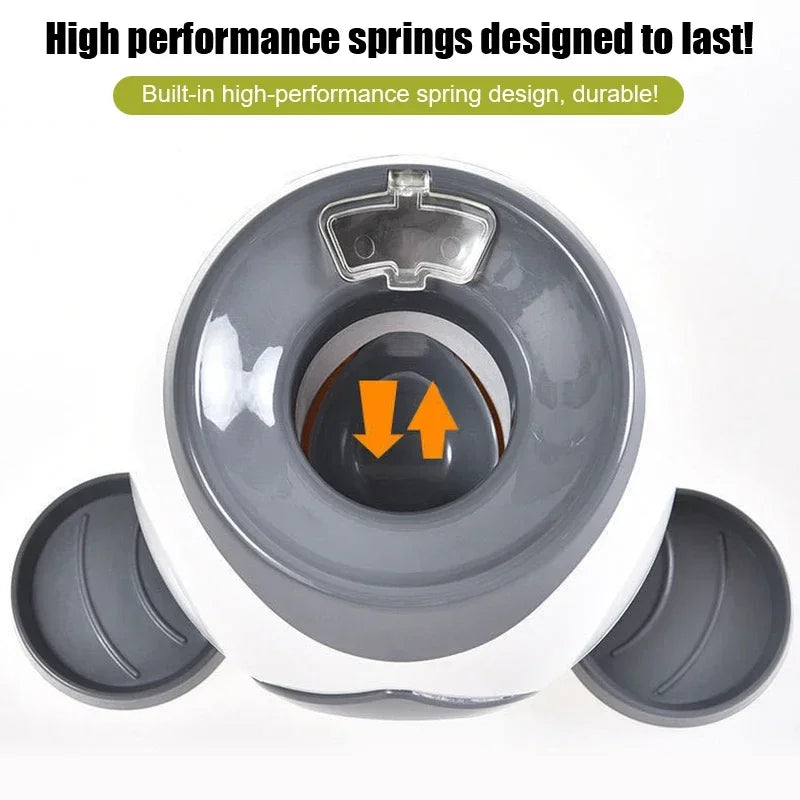 Interactive Pet Tennis Ball Launcher – Food Reward Machine & Training Toy for Dogs and Cats