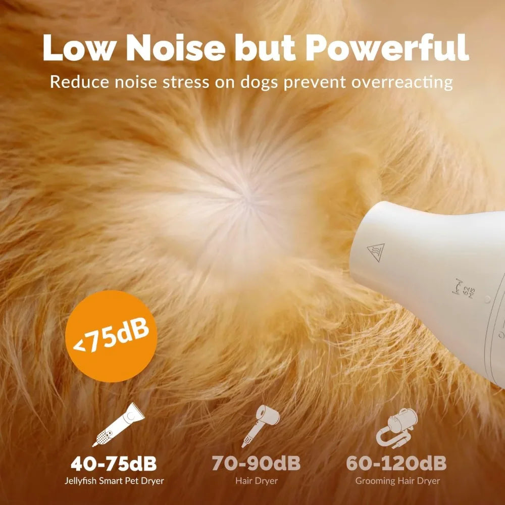 2-in-1 Pet Hair Dryer & Grooming Brush – Professional Dog Grooming Kit