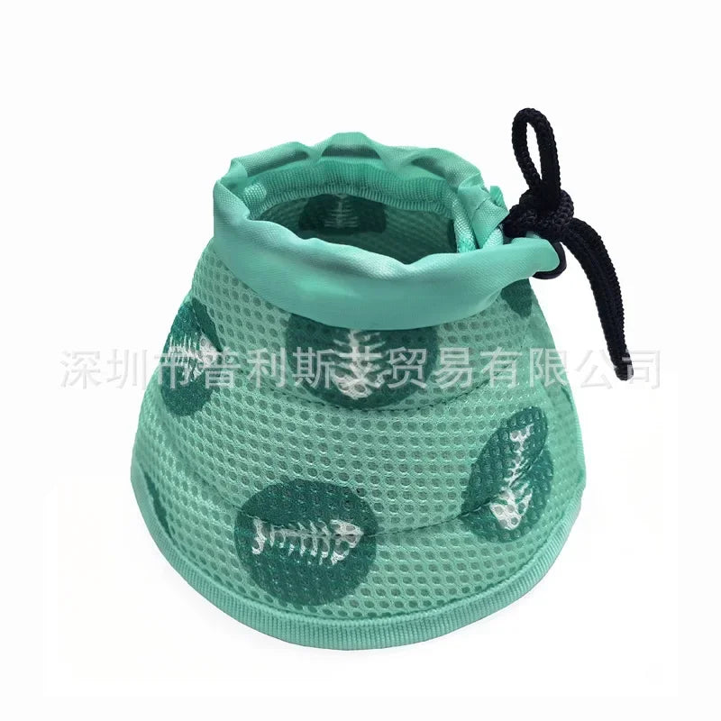 Adjustable Soft Cat Recovery Cone – Anti-Bite Protective Collar for Cats & Small Dogs