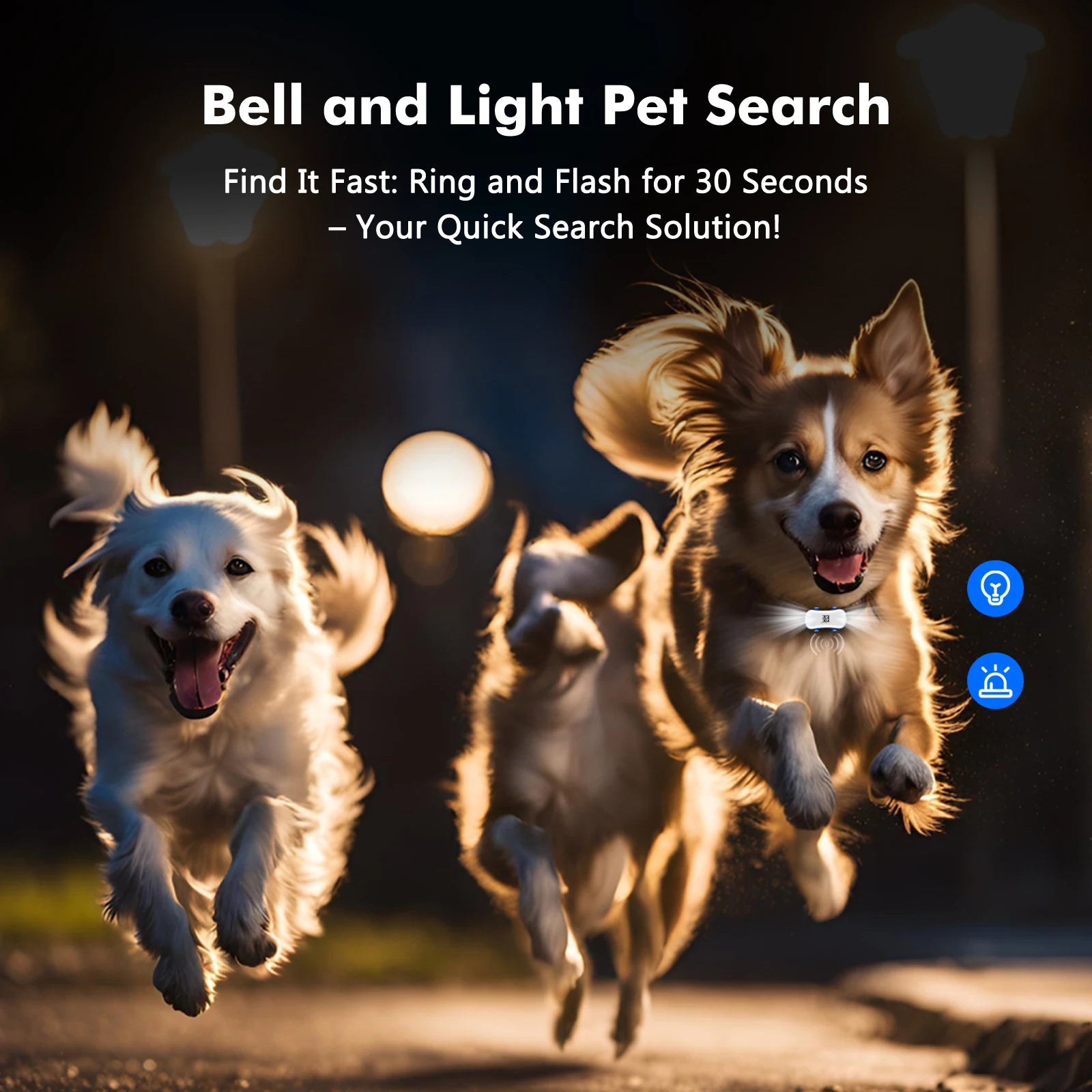 4G GPS Tracker for Dogs & Cats – Waterproof Smart Pet Locator with App, Live Tracking, Light & Sound Alerts (Subscription Required)