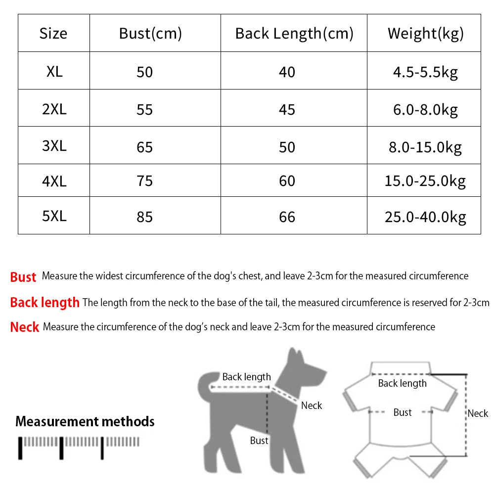 Hawaiian Summer T-Shirt for Medium & Large Dogs – XL to 5XL Comfortable Pet Shirt