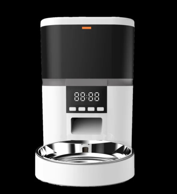 4L Automatic Pet Feeder – Smart Cat & Dog Food Dispenser with USB Power, Stainless Steel Bowl & Portion Control