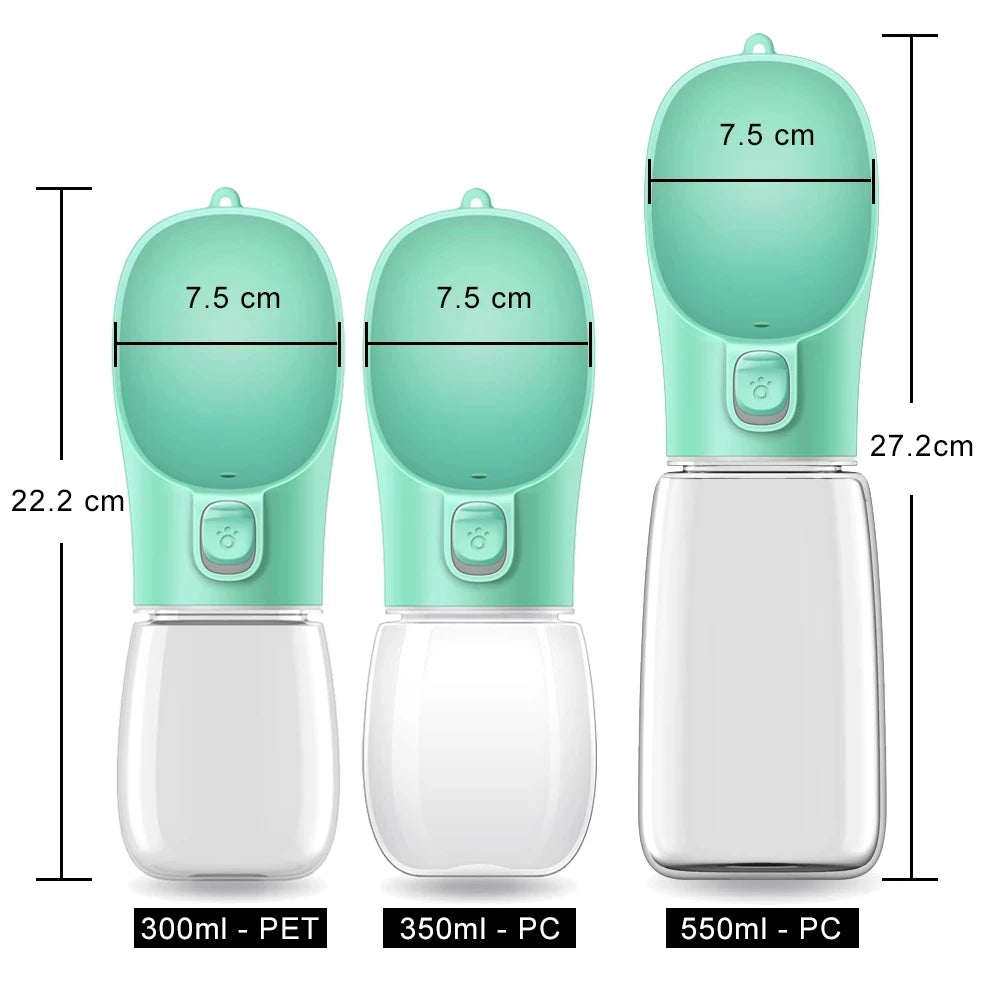 Portable Dog Water Bottle – Leakproof Travel Pet Dispenser for Dogs & Cats