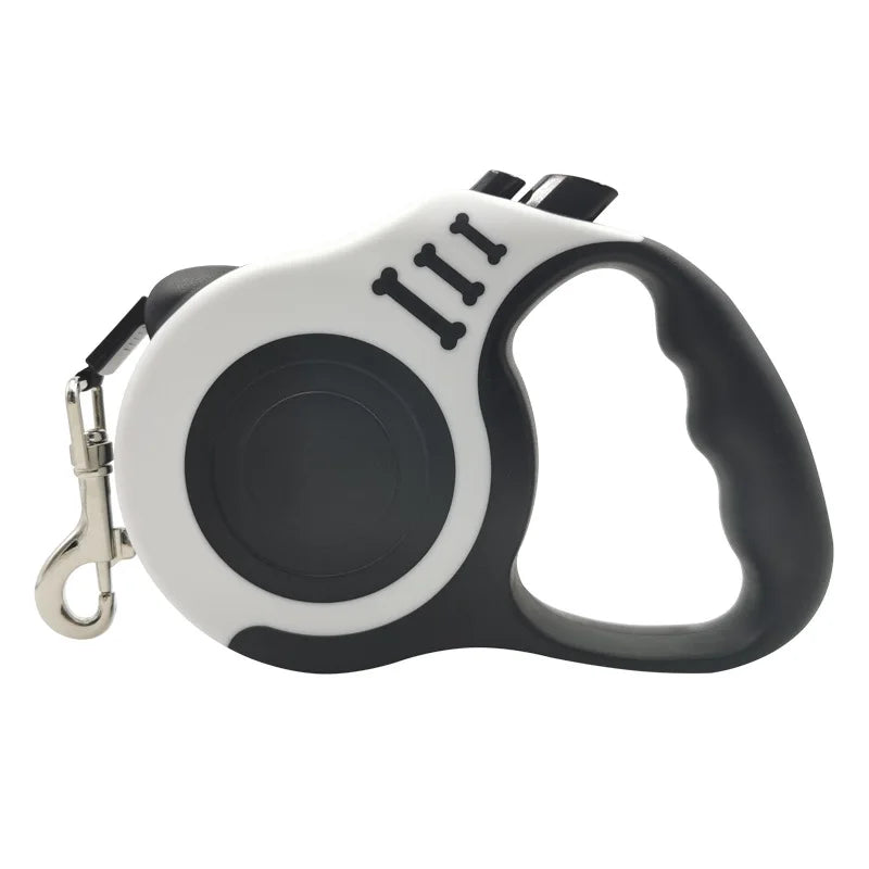 3m/5m Retractable Dog Leash – Strong Nylon Automatic Lead for Small, Medium & Large Dogs Cats
