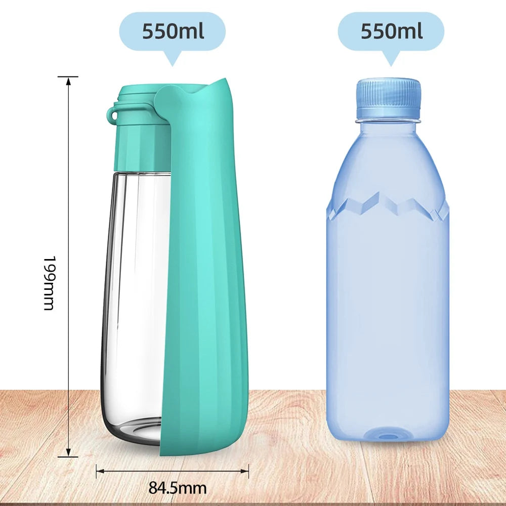 Outdoor Portable Dog Water Bottle – Leakproof Travel Pet Drinking Bowl for Small & Large Dogs