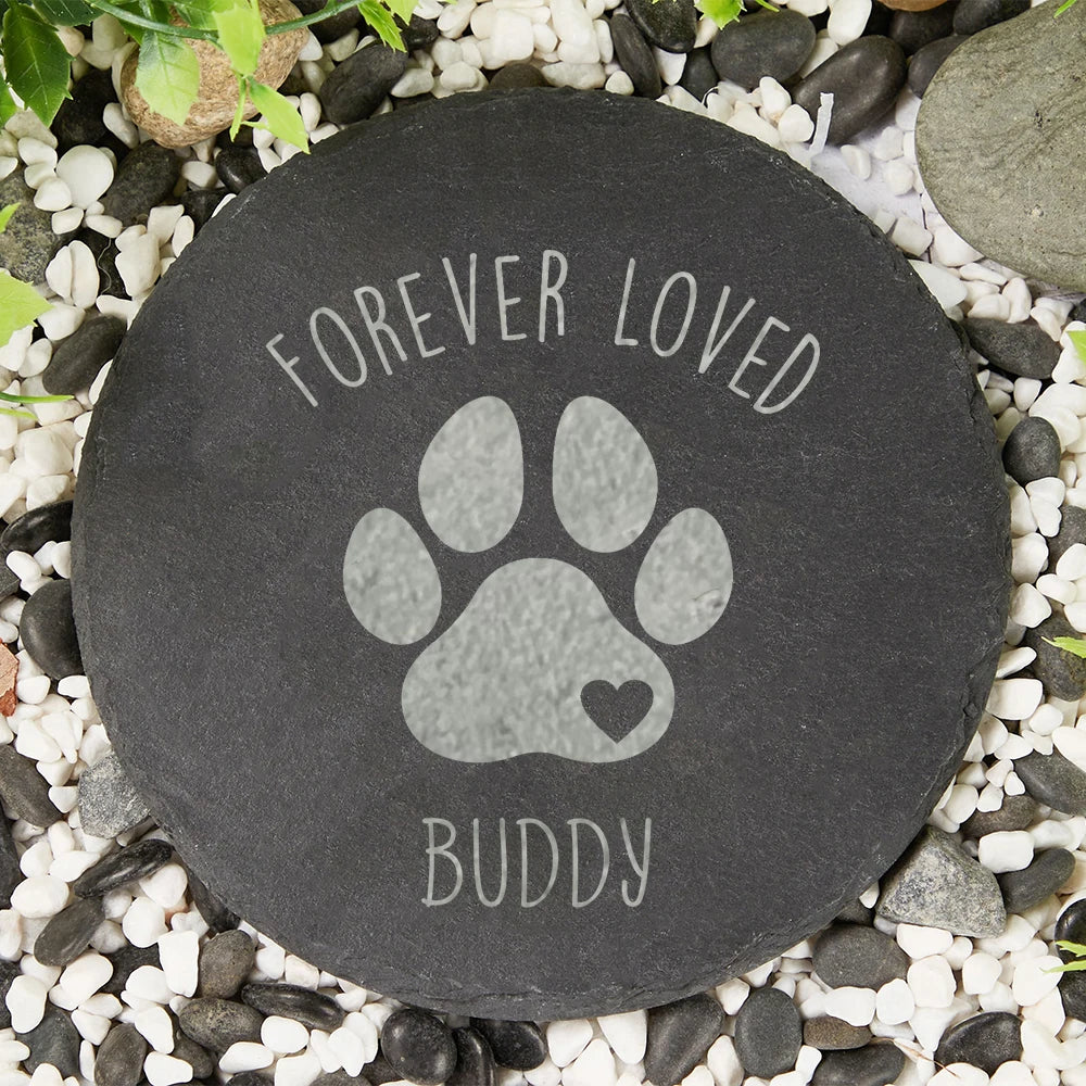 Dog Memorial Garden Stone – Pet Loss Bereavement Gift & Grave Marker for Dogs