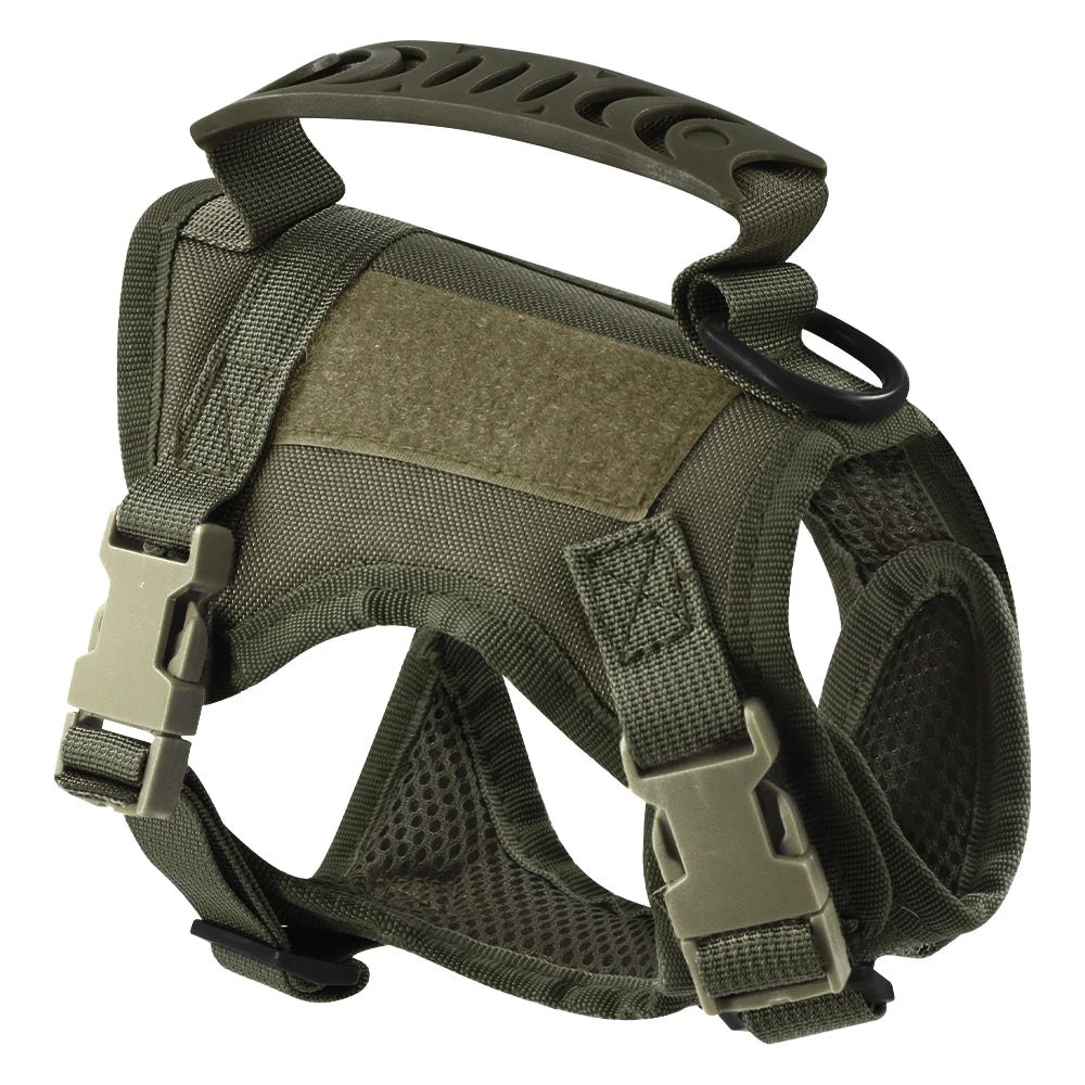 Tactical Cat & Puppy Harness with Leash – Adjustable, Durable, and Built for Adventure