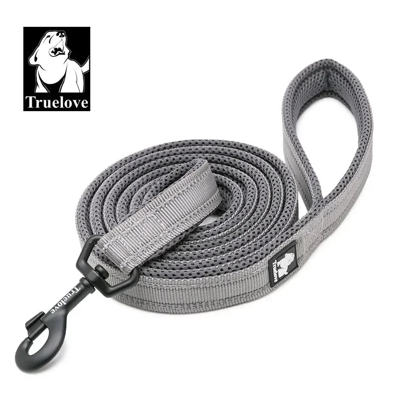 Truelove Reflective Pet Leash – Soft Padded Nylon Lead for Dogs & Cats (200cm)