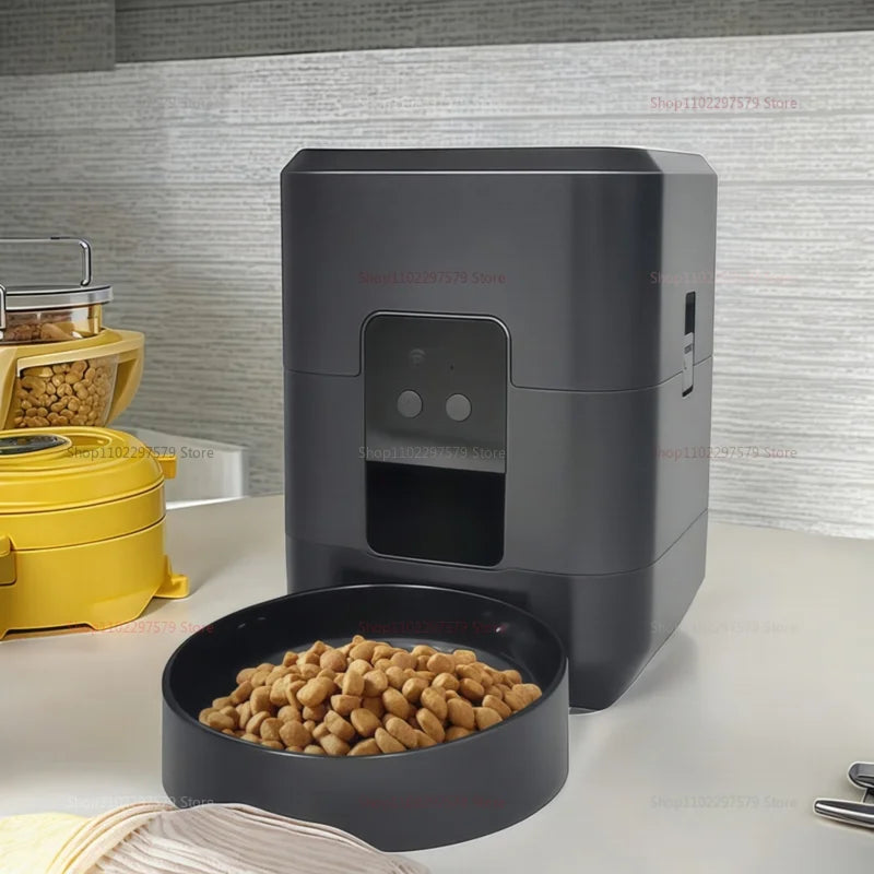 Smart Pet Feeder 2L Automatic WiFi Enabled Cat & Dog Food Dispenser – App Control Auto Feeding System
