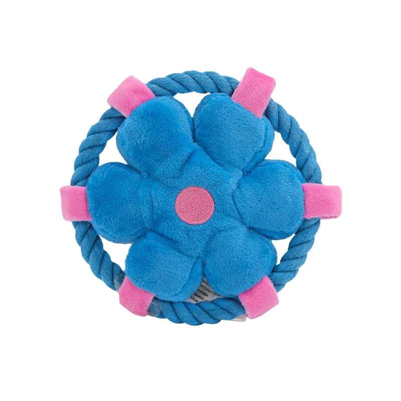Cotton Rope Frisbee Dog Toy – Interactive Throwing & Chew Toy for Training, Teething & Dental Cleaning