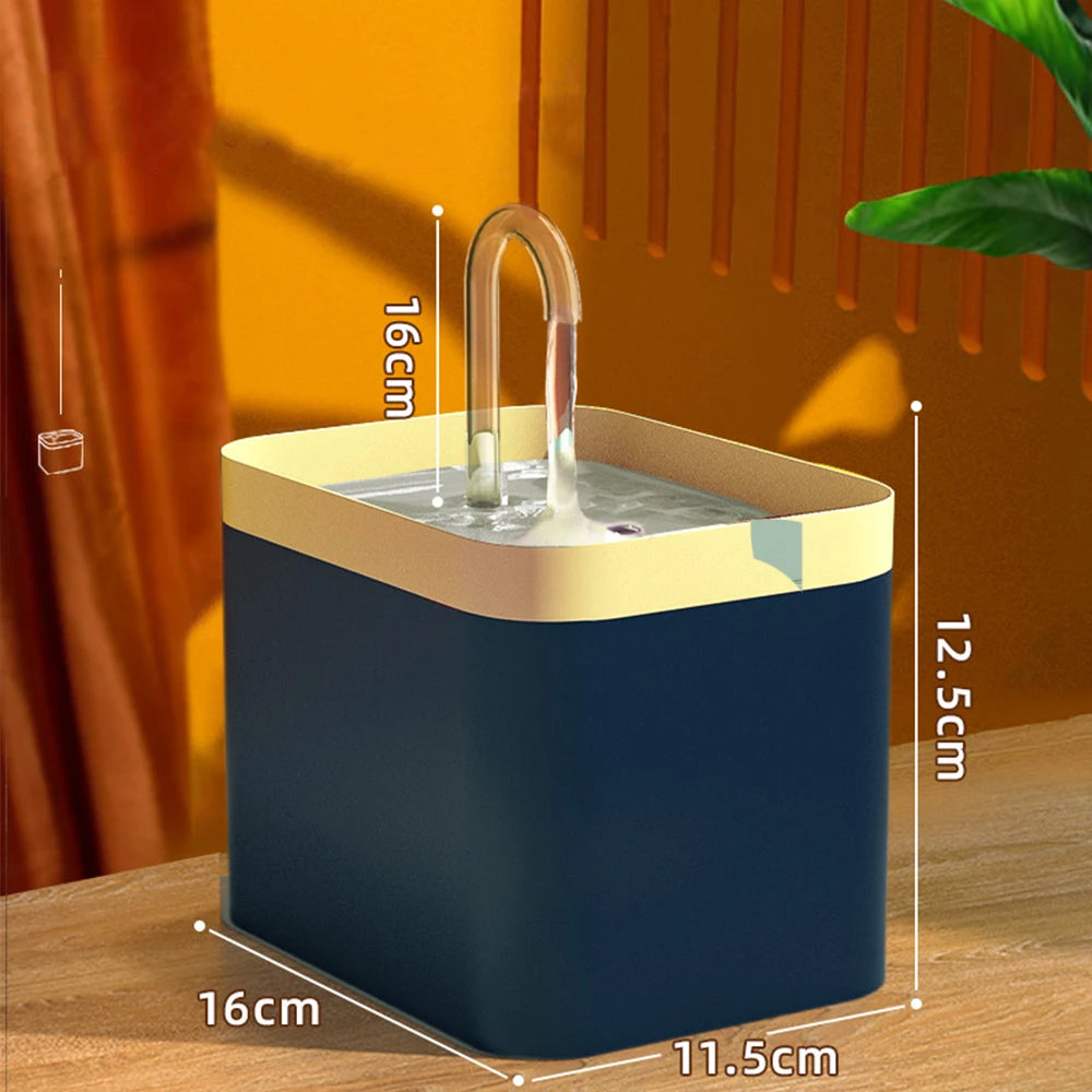 1.5L Automatic Cat Water Fountain – USB Quiet Pump Pet Drinking Dispenser with Filter