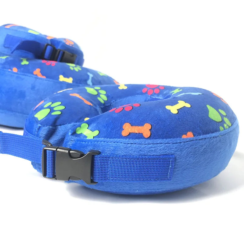Inflatable Dog & Cat Recovery Collar – Soft Protective Anti-Bite Neck Ring (Elizabethan Style)