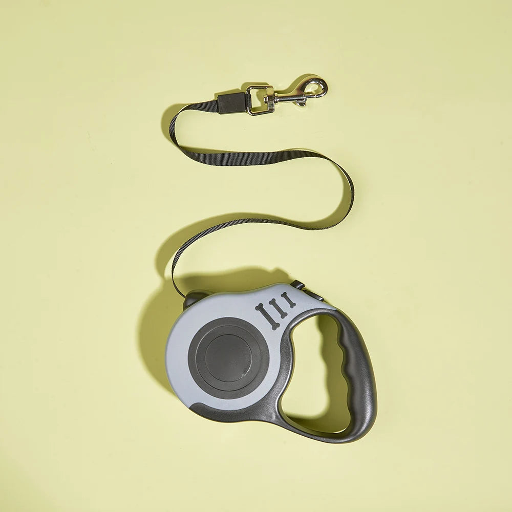 3m/5m Retractable Dog Leash – Strong Nylon Automatic Lead for Small, Medium & Large Dogs Cats