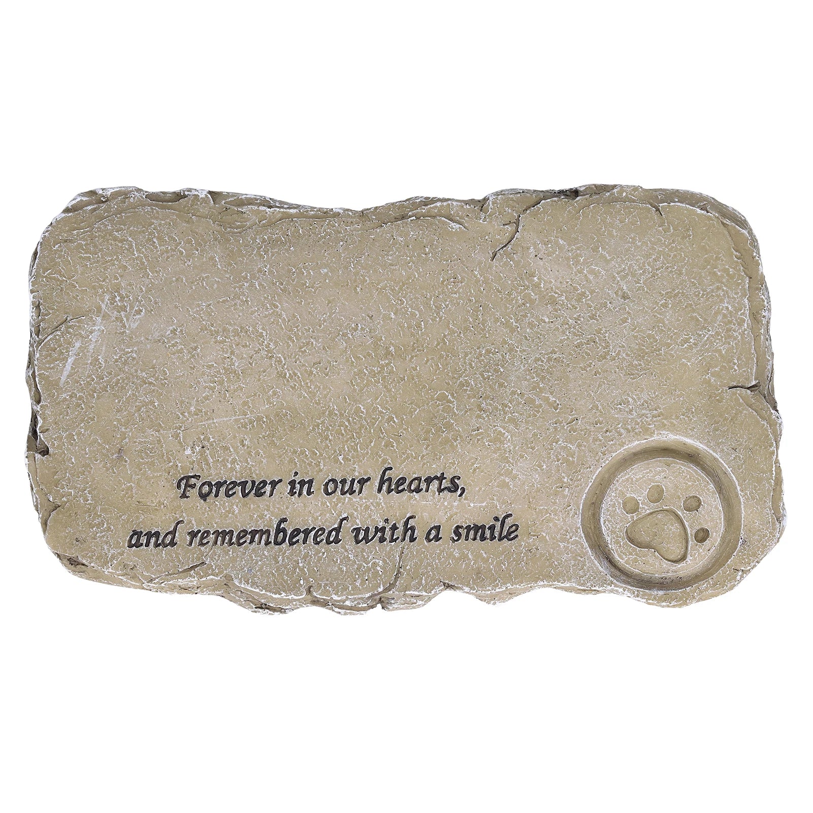 Weatherproof Resin Pet Memorial Garden Stone – Outdoor Gravestone for Dog or Cat