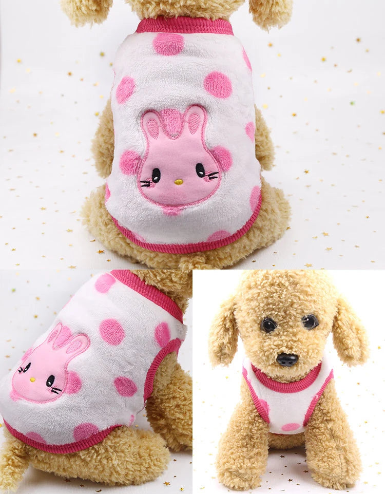 Soft Fleece Winter Dog Coat – Warm Jacket for Small & Medium Dogs and Cats