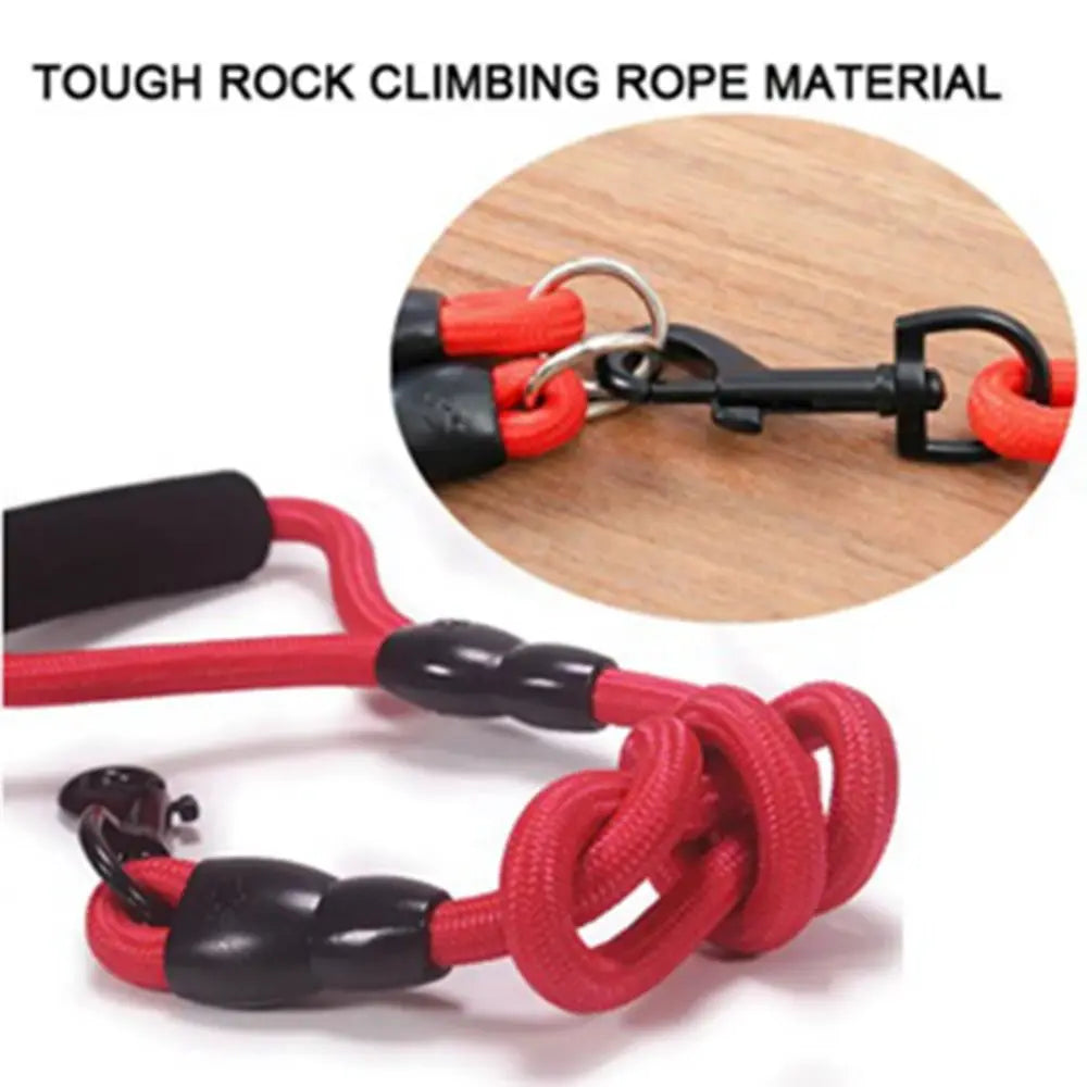 2/3/4 Way Dog Leash with Foam Handle – Durable 120cm Nylon Detachable Multi-Dog Leash for Walking & Training