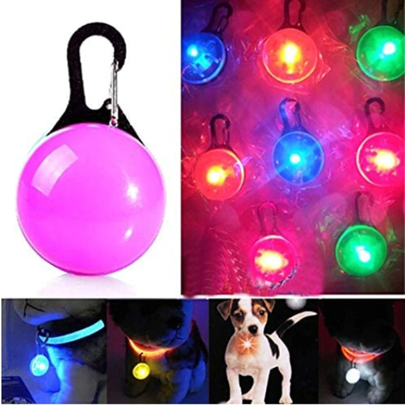 LED Luminous Dog Collar – Adjustable USB Rechargeable Glowing Pet Collar, Anti-Lost & Safety Flashing Light