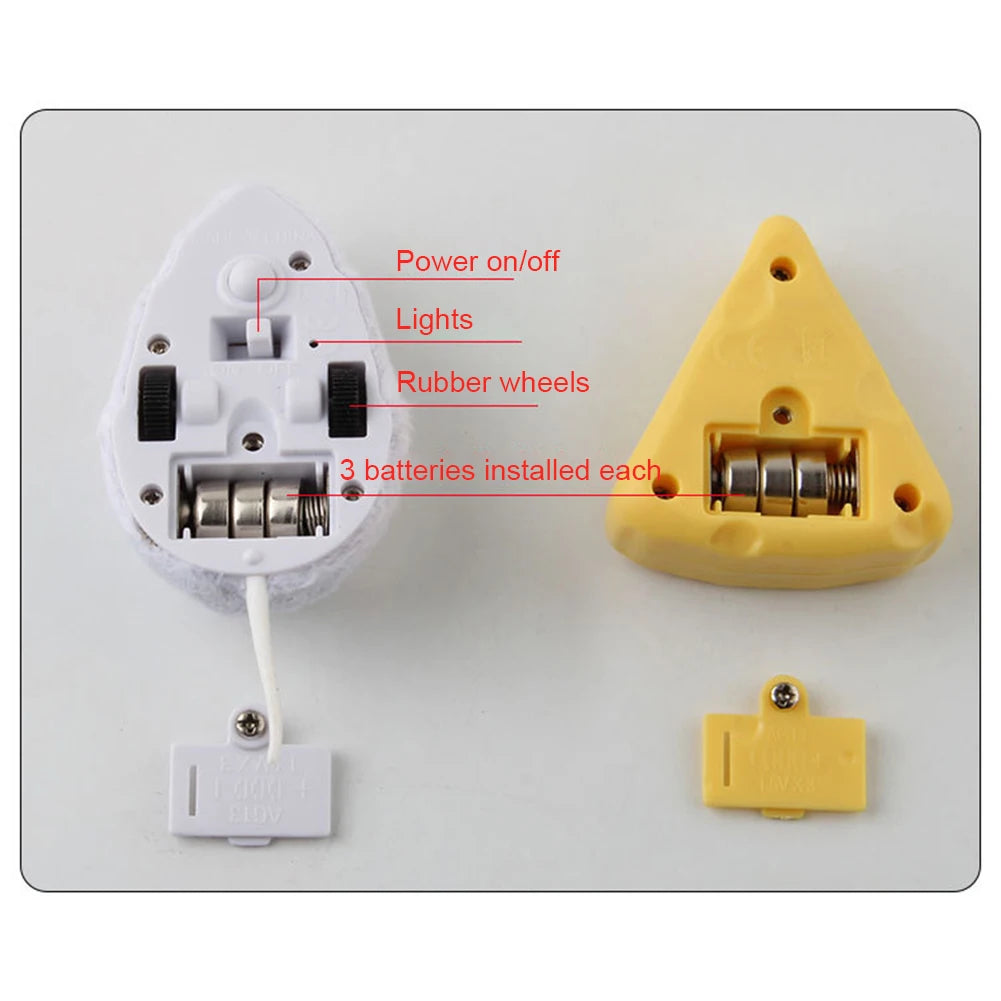 Electric RC Mouse Cat Toy – Remote Control Infrared Moving Rat Model, Interactive Novelty Pet Toy for Cats