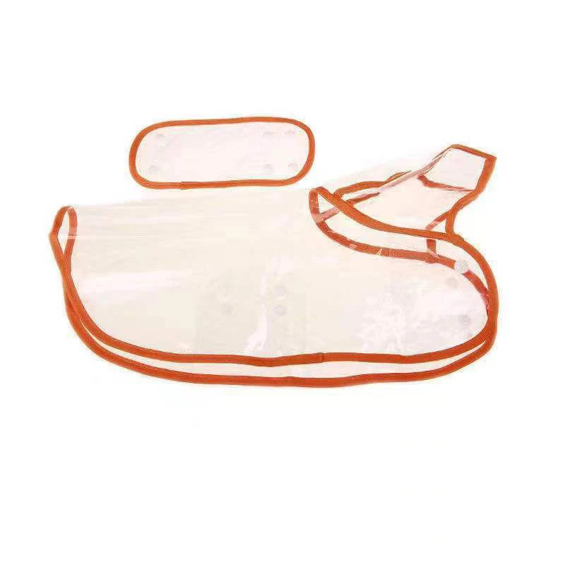 Transparent Dog Raincoat – Waterproof Hooded Rainwear for Small Dogs & Puppies